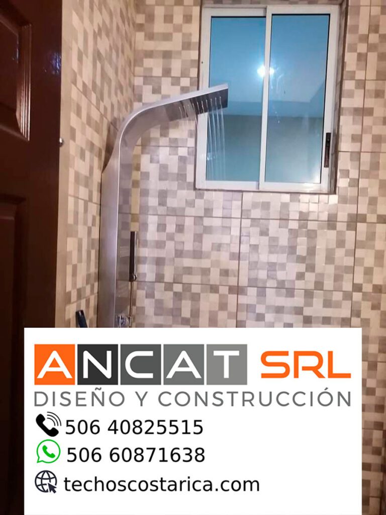 Enchape de baño